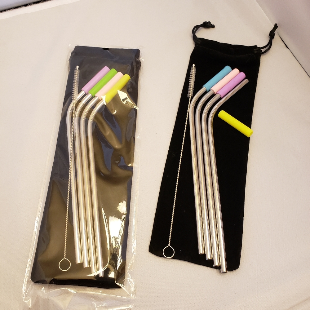 Stainless steel straws 2 for $8